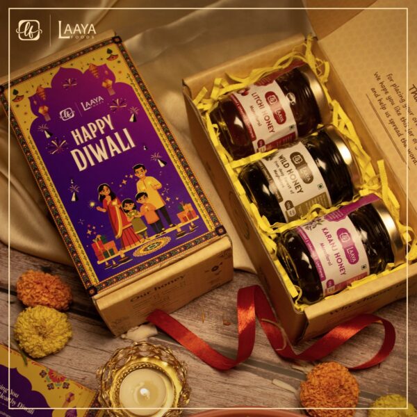 Natural Festive Combo Pack – Pure Raw Honey Gift Set